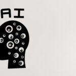 Ilustración de inteligencia artificial y automatización de marketing