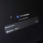 Interfaz de IA en pantalla de portátil - GEO y visibilidad en ChatGPT